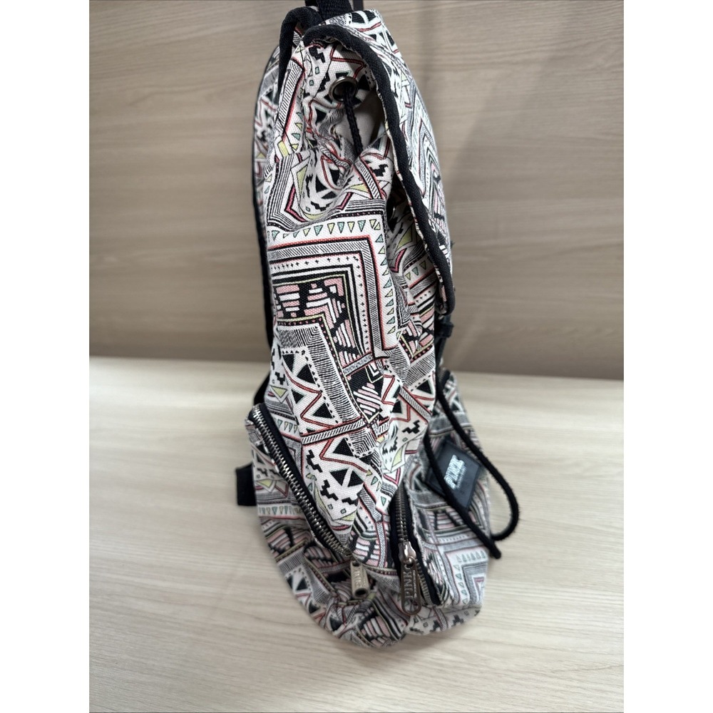 PINK Victoria's Secret Backpack Drawstring Tribal Aztec Colorful Festival School - Picture 6 of 7